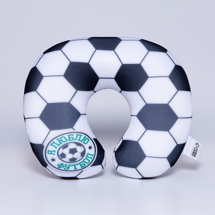 Подушка для путешествий антистресс «Я люблю футбол»