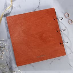 Книга пожеланий на свадьбу, в деревянной обложке «Дерево»