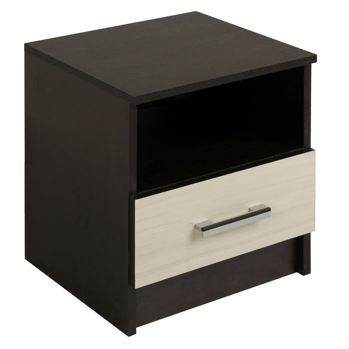 Тумба прикроватная напольная «ЭКО», 400×375×468 мм, цвет цвет венге/лоредо