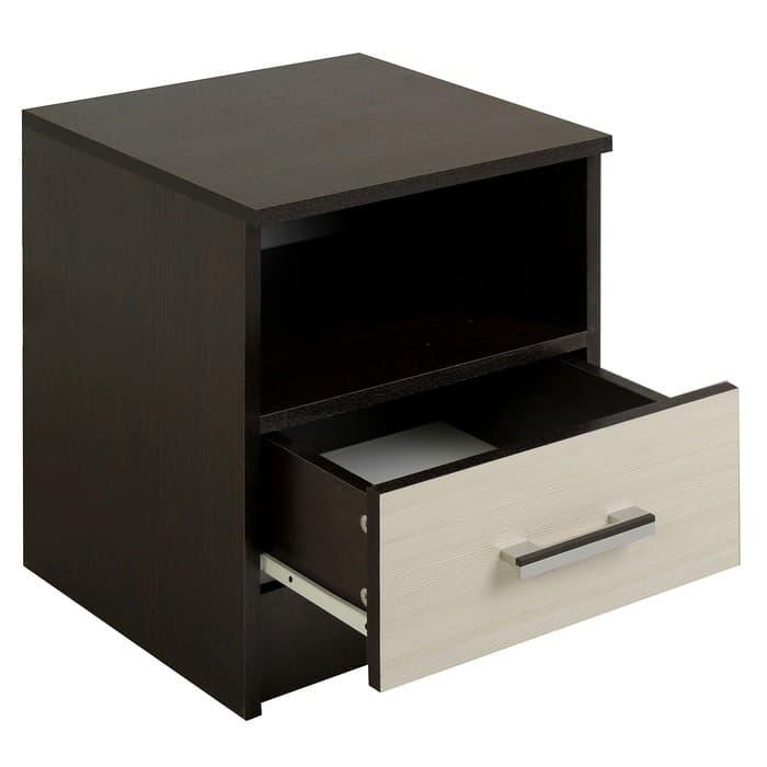 Тумба прикроватная напольная «ЭКО», 400×375×468 мм, цвет цвет венге/лоредо