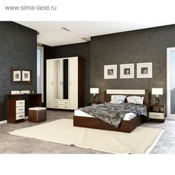 Комод для хранения «Эра. К800», 4 ящика, 800×440×830 мм, цвет венге/лоредо