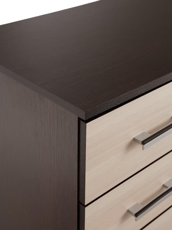 Комод для хранения «Эра. К800», 4 ящика, 800×440×830 мм, цвет венге/лоредо
