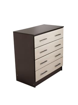 Комод для хранения «Эра. К800», 4 ящика, 800×440×830 мм, цвет венге/лоредо