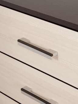 Комод для хранения «Эра. К800», 4 ящика, 800×440×830 мм, цвет венге/лоредо