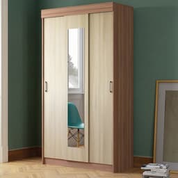 Шкаф-купе «Эко», 1200×565×2200 мм, цвет ясень шимо светлый/тёмный