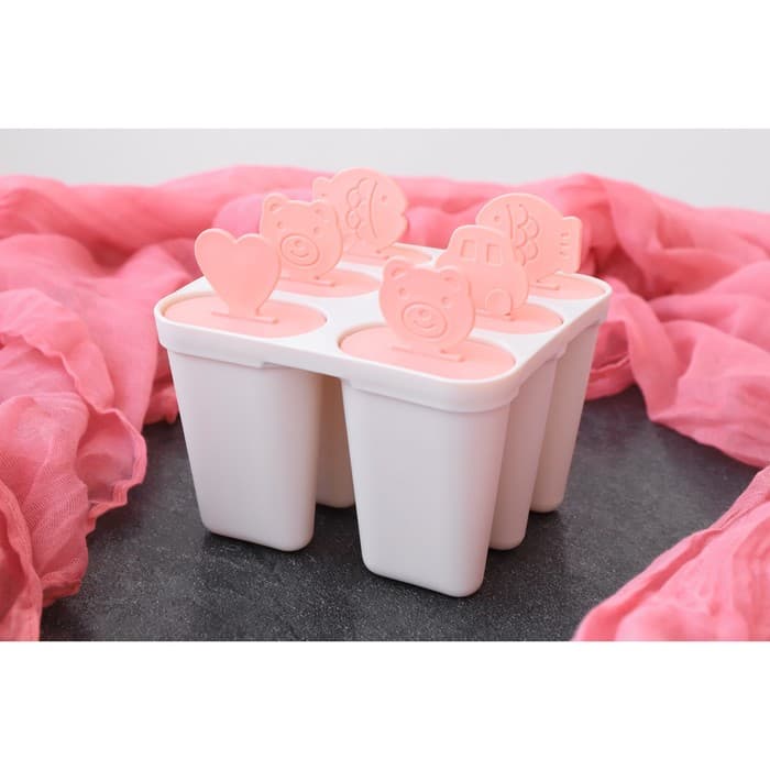 Форма для мороженого Доляна «Нега», 6 ячеек, пластик, МИКС