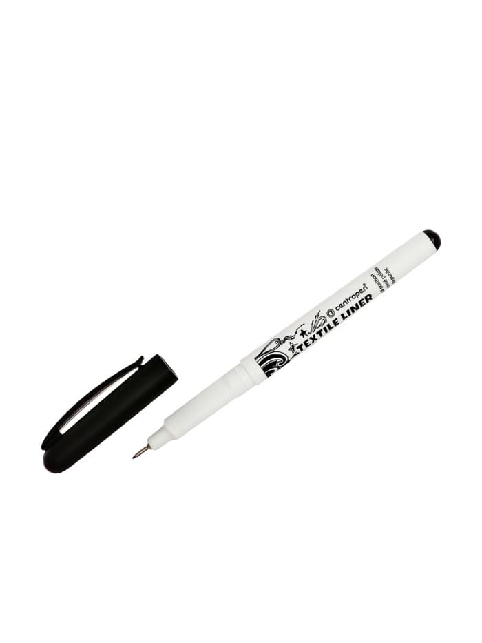 Маркер для ткани Centropen 2639, узел 0.7 мм, линия 0.6-0.8 мм, чёрный