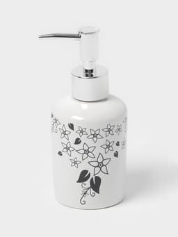 Аксессуары для ванной, 4 предмета, мыльница, дозатор для мыла, 2 стакана, белые