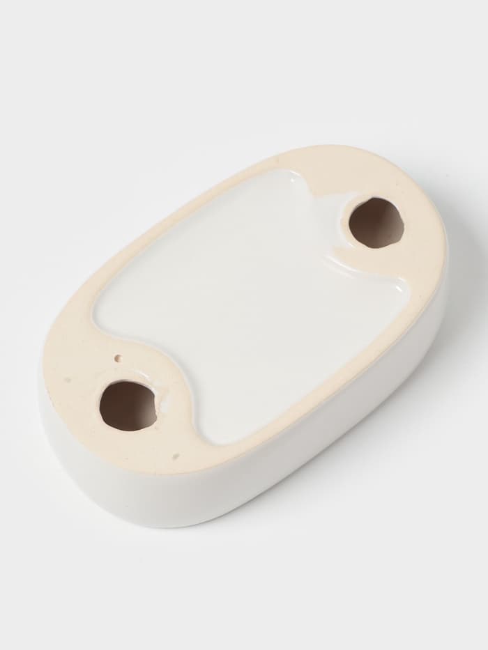 Аксессуары для ванной, 4 предмета, мыльница, дозатор для мыла, 2 стакана, белые