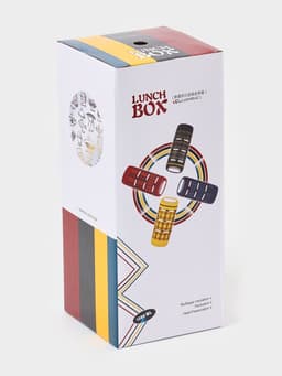 Ланч бокс TAKE IT EASY «Клеточка», 1.35 л, 3 уровня, сохраняет тепло 3 ч, нержавеющая сталь, синий