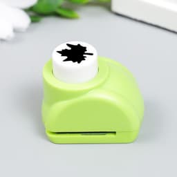 Дырокол фигурный d=1.5 см «Кленовый лист», 3.5×4×4 см, МИКС