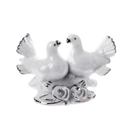 Фигурка «2 белых голубя», со стразами, 9×12 см