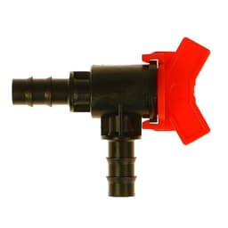 Клапан регулирующий, L-образный, 1/2" (12 мм) — 1/2" (12 мм), pp-пластик, Greengo