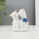 Фигурка керамика «2 киски неженки», 7.5×6 см