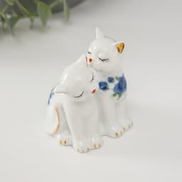 Фигурка керамика «2 киски неженки», 7.5×6 см