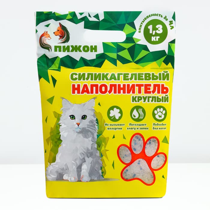 Наполнитель силикагелевый «Пижон», 4 л