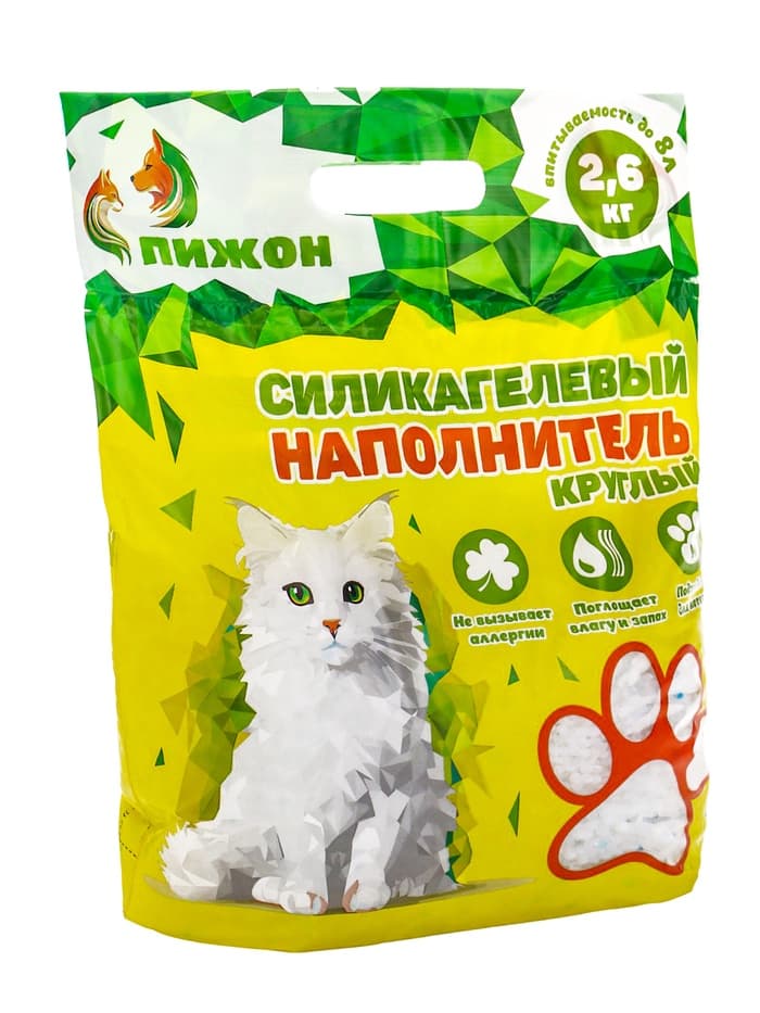 Наполнитель силикагелевый «Пижон», 8 л