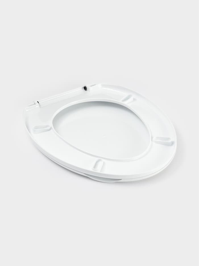 Сиденье для унитаза с крышкой «Декор. Сакура», 44.5×37 см, белое