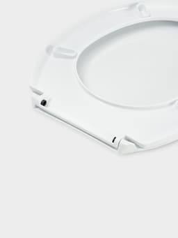 Сиденье для унитаза с крышкой «Декор. Сакура», 44.5×37 см, белое