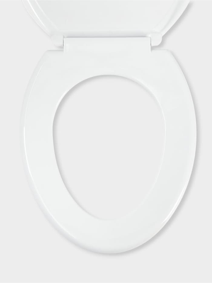 Сиденье для унитаза с крышкой «Декор. Сакура», 44.5×37 см, белое