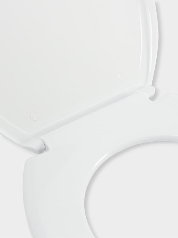 Сиденье для унитаза с крышкой «Декор. Сакура», 44.5×37 см, белое