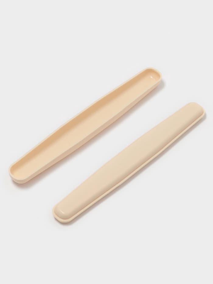 Футляр для зубной щётки, 21 см, молочный