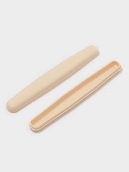 Футляр для зубной щётки, 21 см, молочный