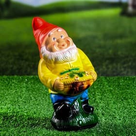 Садовая фигура из гипса «Гном - садовник», 25×13×13 см