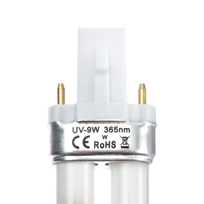 Сменная лампа Luazon LUF-20, ультрафиолетовая, UV-9W, 9 Вт, белая