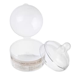 Накладки на грудь для кормления M&B, силиконовые, набор 2 шт., в контейнере