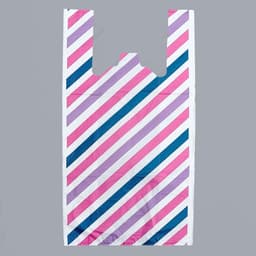 Пакет «Параллели», полиэтиленовый, майка, 40×80 см, 22 мкм