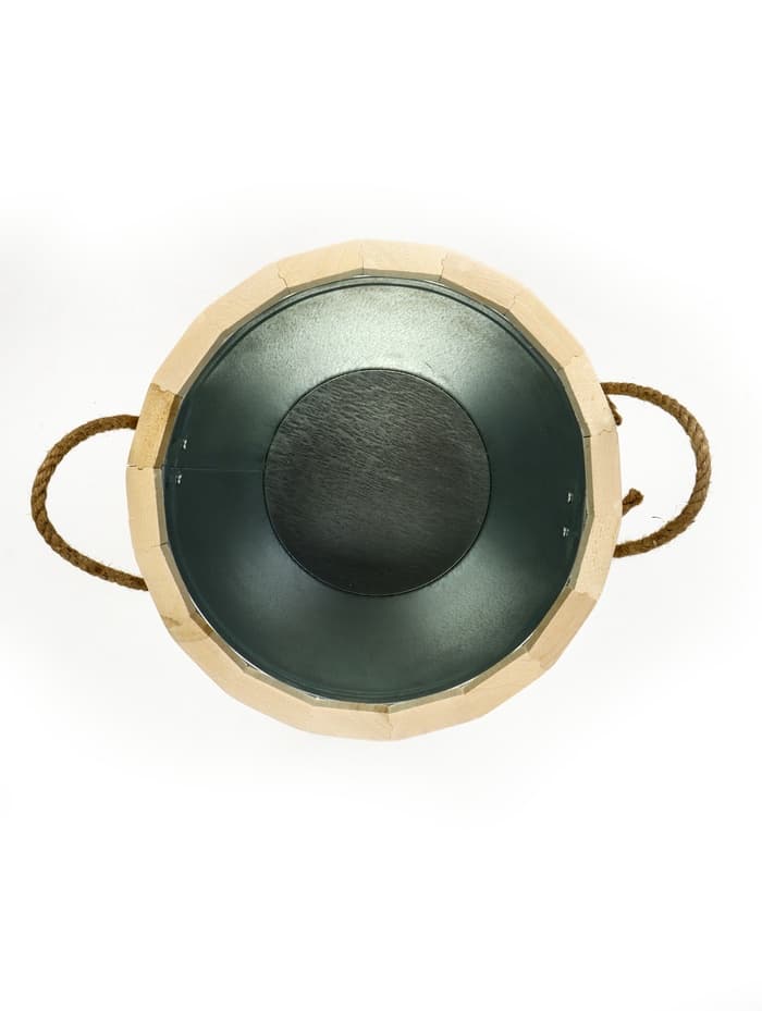 Запарник - ведро для бани и сауны, 7 л, липа, оцинкованная вставка, с крышкой, «Добропаровъ»