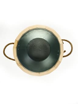 Запарник - ведро для бани и сауны, 7 л, липа, оцинкованная вставка, с крышкой, «Добропаровъ»