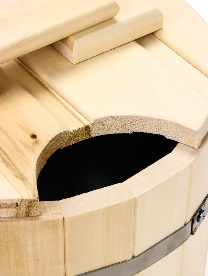 Запарник - ведро для бани и сауны, 7 л, липа, оцинкованная вставка, с крышкой, «Добропаровъ»