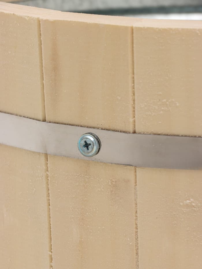 Запарник - ведро для бани и сауны, 12 л, липа, оцинкованная вставка, с крышкой, «Добропаровъ»