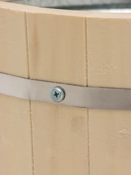 Запарник - ведро для бани и сауны, 12 л, липа, оцинкованная вставка, с крышкой, «Добропаровъ»