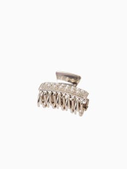 Крабик для волос «Бурлеск», бусины стразы, 6 см, золото