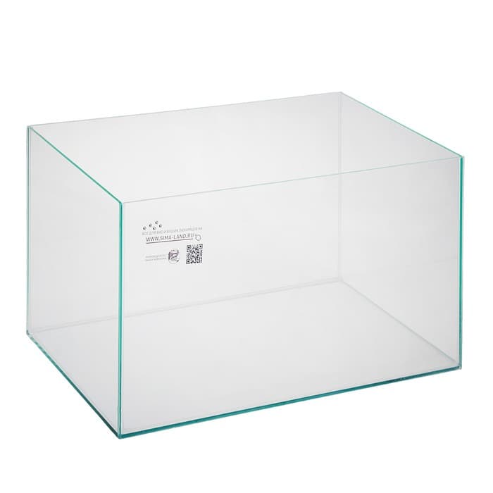 Террариум с крышкой, 50 л, 55×33×29 см, черный