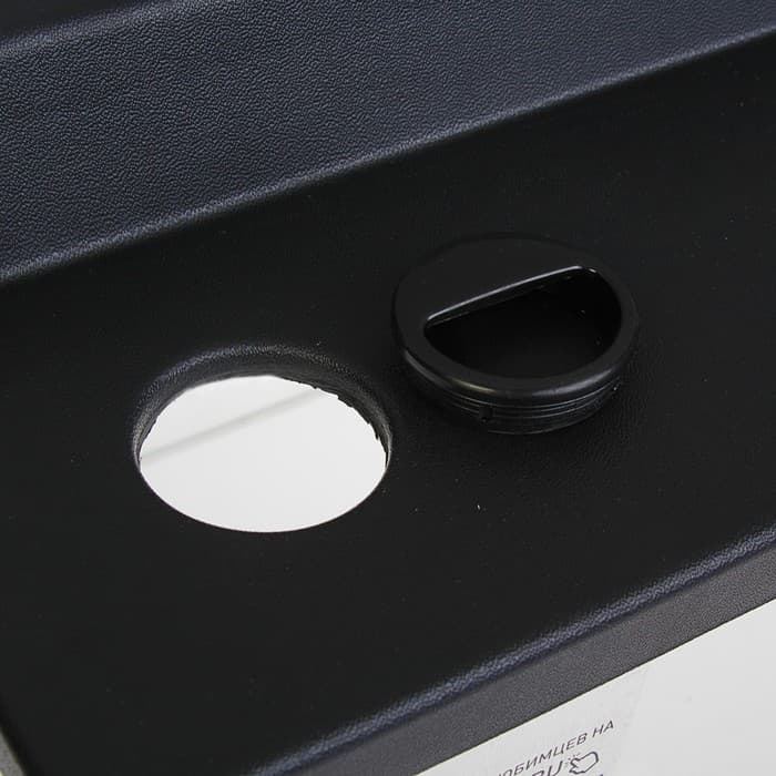 Террариум с крышкой, 50 л, 55×33×29 см, черный