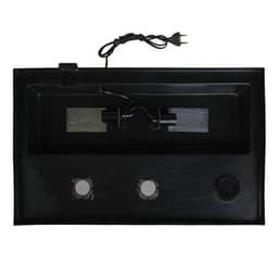 Террариум с крышкой, 50 л, 55×33×29 см, черный