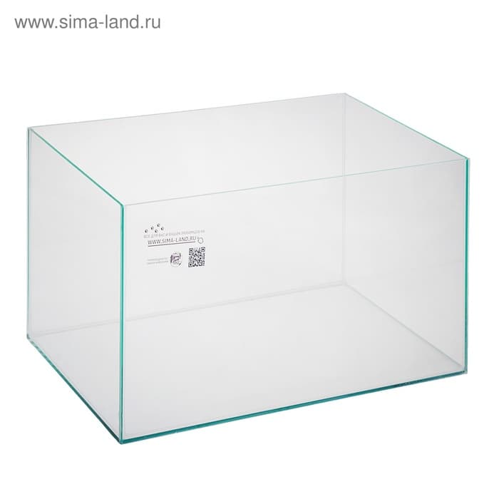 Террариум с крышкой, 98 л, 70×40×35 см, черный
