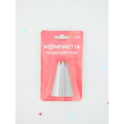 Насадка кондитерская KONFINETTA «Закрытая звезда», d=3.5 см, выход 1.7 см, нержавеющая сталь