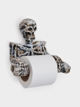 Держатель для туалетной бумаги «Скелет», 18×22 см