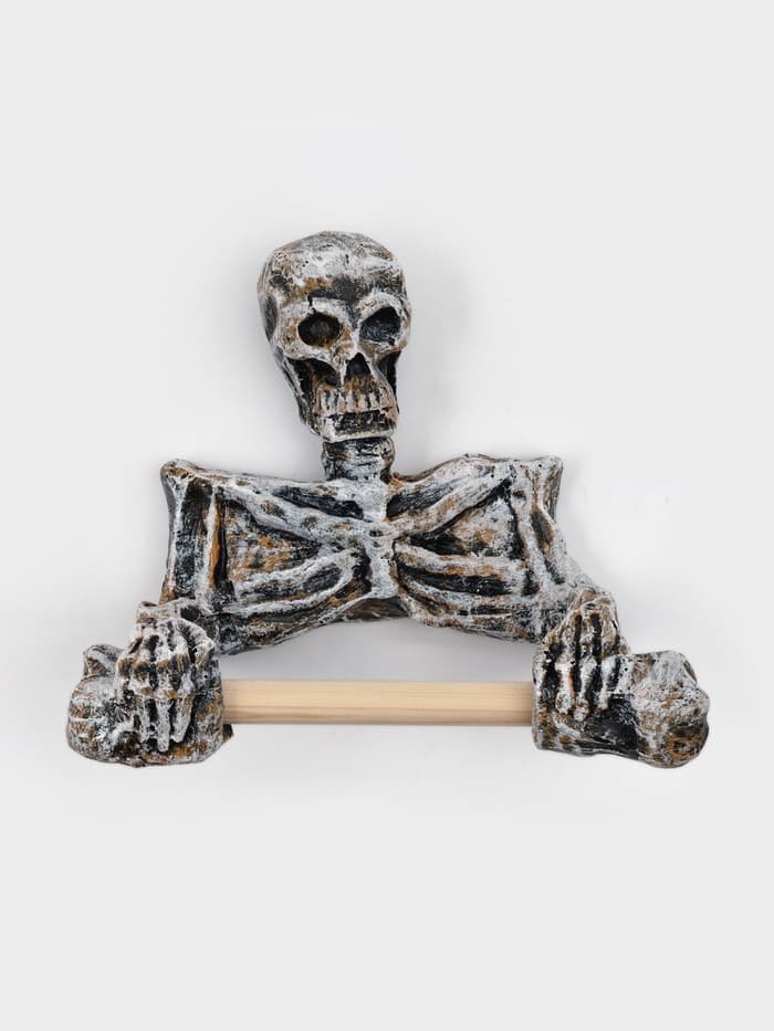 Держатель для туалетной бумаги «Скелет», 18×22 см