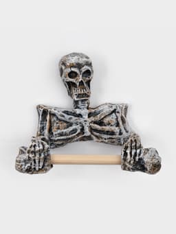 Держатель для туалетной бумаги «Скелет», 18×22 см