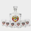 Набор для напитков «Герб СССР», 7 предметов: штоф 500 мл, 6 стопок 50 мл, стекло