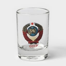Набор для напитков «Герб СССР», 7 предметов: штоф 500 мл, 6 стопок 50 мл, стекло