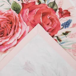 Дорожка на стол «Этель. Розы», 40×146 см, 100% хлопок, саржа 190 г/м²