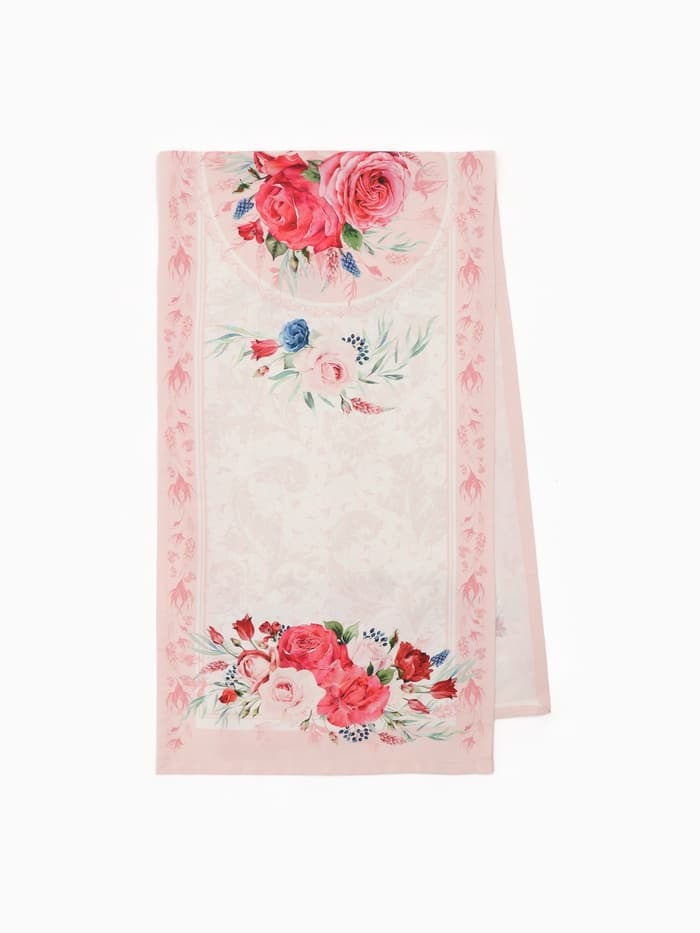 Дорожка на стол «Этель. Розы», 40×146 см, 100% хлопок, саржа 190 г/м²