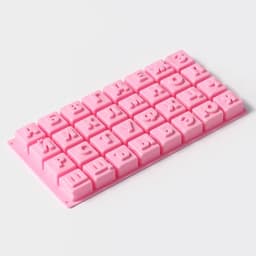 Форма для шоколада Доляна «Буквы.Алфавит», силикон, 35×18 см, 32 ячейки (3.7×3.7×3 см), МИКС